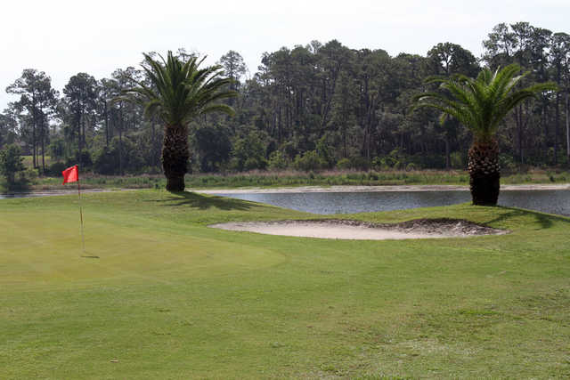 Glen Abbey Golf Club In Debary A View Of Hole Protected By Bunker At Glen Abbey Golf Club Sportsvolusia