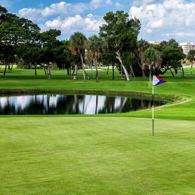 Harborside White/Blue at Longboat Key Club & Resort in Longboat Key