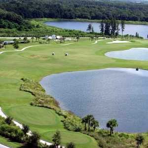 Aerial view of Stoneybrook West's 5th hole