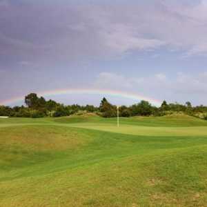 No. 18 on the Dye Course at PGA Golf Club