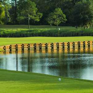 5th green on the Dye's Valley at TPC Sawgrass