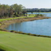 A view of a green at TPC Treviso Bay.