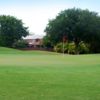 A view of the longest par 4 on the golf course, the 10th green at Country Club of Coral Springs.