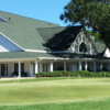 A view of the clubhouse and practice putting green at Halifax Plantation.