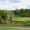 A view of a tee at Rocky Bayou Country Club.