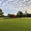 A fall day view of a hole at Regulation Course from Legacy Golf Club.