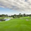 A view from the 10th fairway with the 18th hole on the far left side at Plantation Golf & Country Club Bobcat course