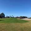 View of a bunkered green at Clearwater Country Club