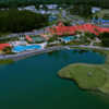 Aerial view of the clubhouse at Big Cypress Golf & Country Club.
