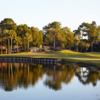 A view over the water of a green at Countryside Country Club.