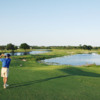 A view from a tee at Fairwinds Golf Course.