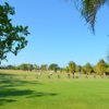 A view of the driving range at Club Med Sandpiper Bay.