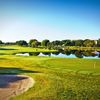 Water comes into play on every holes at Flamingo Lakes Golf & Country Club