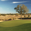 View of a green at Mystic Dunes Golf Club.