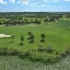Aerial view of hole #8 at Eagle from Okeeheelee Golf Course