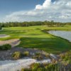 Looking back from a green at Old Corkscrew Golf Club.