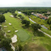 Aerial view of the 12th and 16th greens from TPC Tampa Bay.