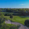 View of the 18th green at Capri Isles Golf Club.