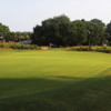 Looking back from a green at Shalimar Pointe Golf Club.