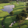Aerial view of the 18th hole from The Roost Courseat Cabot Citrus Farms.