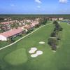 Aerial view of the 17th green at Royal Wood Golf & Country Club