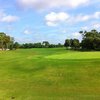 A look back down the 18th fairway at PGA Golf Club - Ryder Course