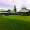 A view of the clubhouse at PGA Golf Club