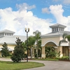 A view of the clubhouse at Riverside Golf Course