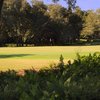 A sunny view of a green at Arlington Ridge Golf Club