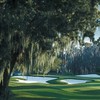 A view of green guarded by bunkers at Isleworth Country Club