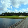 Playing almost 200 yards from the tips, the par-3 16th at The Club at Venetian Bay can be intimidating.