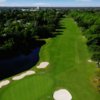 Aerial view of the 6th hole at St. Petersburg Country Club