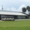 A view of the practice putting green at Cooper Colony Country Club