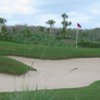 A view of green protected by bunkers at Heritage Bay Golf & Country Club