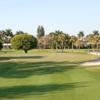 A view of the 2nd green at Moorings Country Club