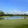 A view of green with water coming into play at Naples Grande Golf Club