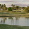 A view over the water of green #4 at Heritage Course from Eagle Ridge Golf Club