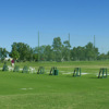 A view of the driving range tees at Landings Golf Club