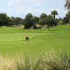 A view of a hole at El Santiago from The Villages Executive Golf Trail.