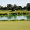 A view of a green with water coming into play at Hawkes Bay from The Villages Executive Golf Trail.