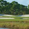 A view of a hole protected by sand traps at Admiral's Cove.