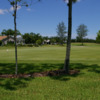 A view of the practice area at Heritage Springs Country Club