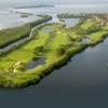 Aerial view from Deering Bay Yacht & Country Club
