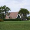 A view of the 18th green at Forest Oaks Golf Club