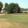 A view of the 17th green at Lone Pines Golf Course