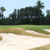 A view of green #6 protected by bunkers at Seminole Golf Club (Top 100 Golf Courses Blogspot)