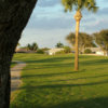 A view from the left side of fairway #3 at Village Golf Course