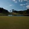 A view over the water from Highland Lakes Golf Course