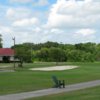 A view of the practice area at Buffalo Creek Golf Course