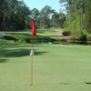 A view of a green with water coming into play at Ironwood Golf Course